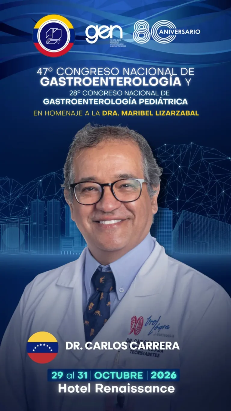Dr. Carlos Carrera, conferencista del 47° Congreso Nacional de Gastroenterología