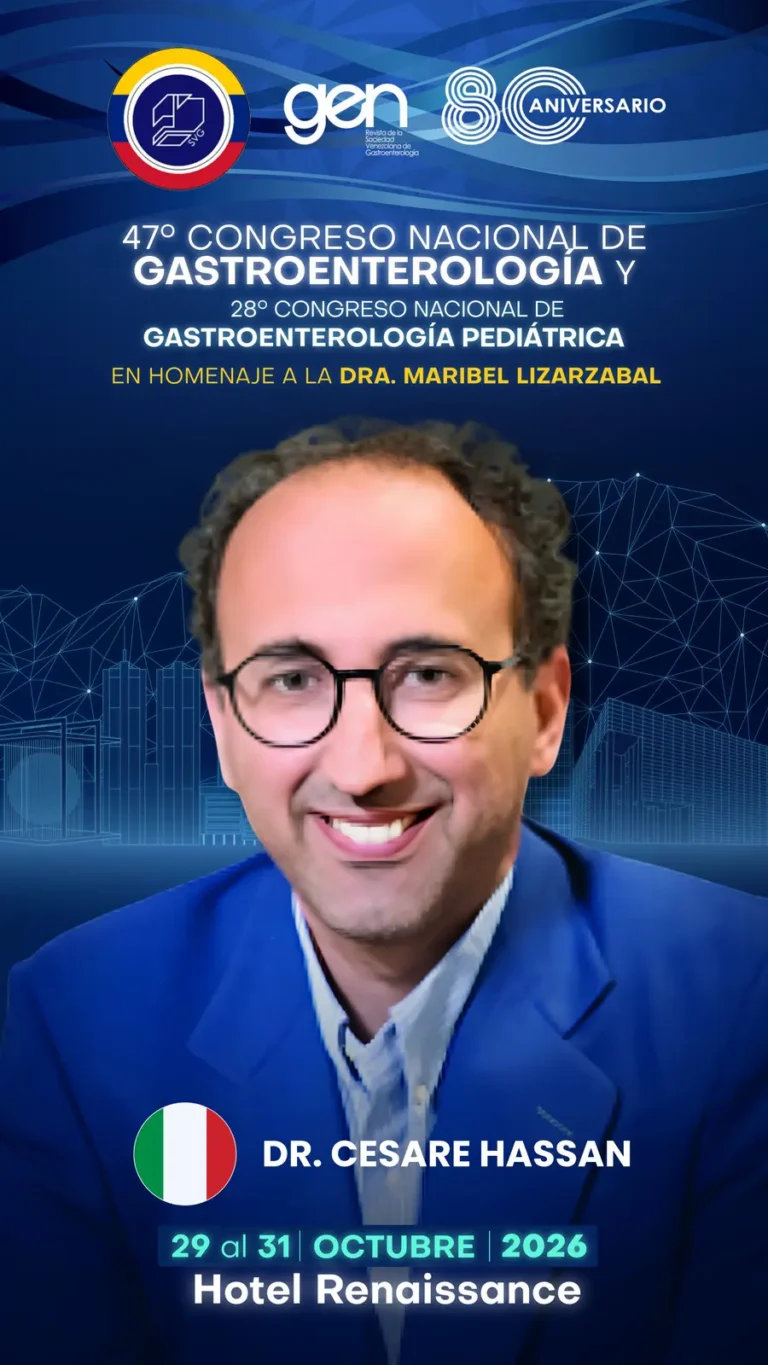 Dr. Cesare Hassan, conferencista del 47° Congreso Nacional de Gastroenterología