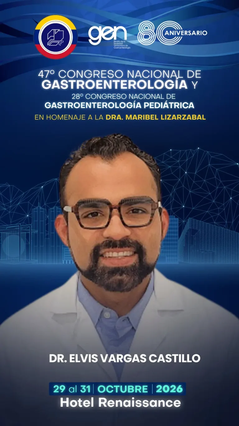 Dr. Elvis Vargas, conferencista del 47° Congreso Nacional de Gastroenterología