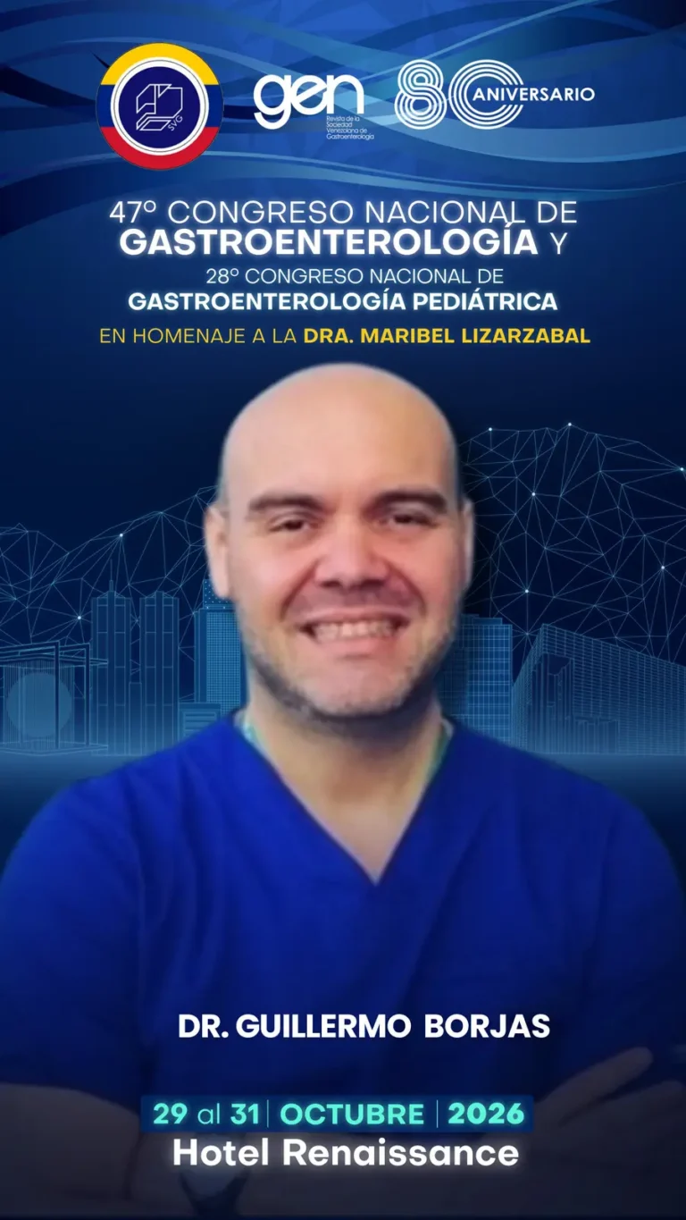 Dr. Guillermo Borjas, conferencista del 47° Congreso Nacional de Gastroenterología