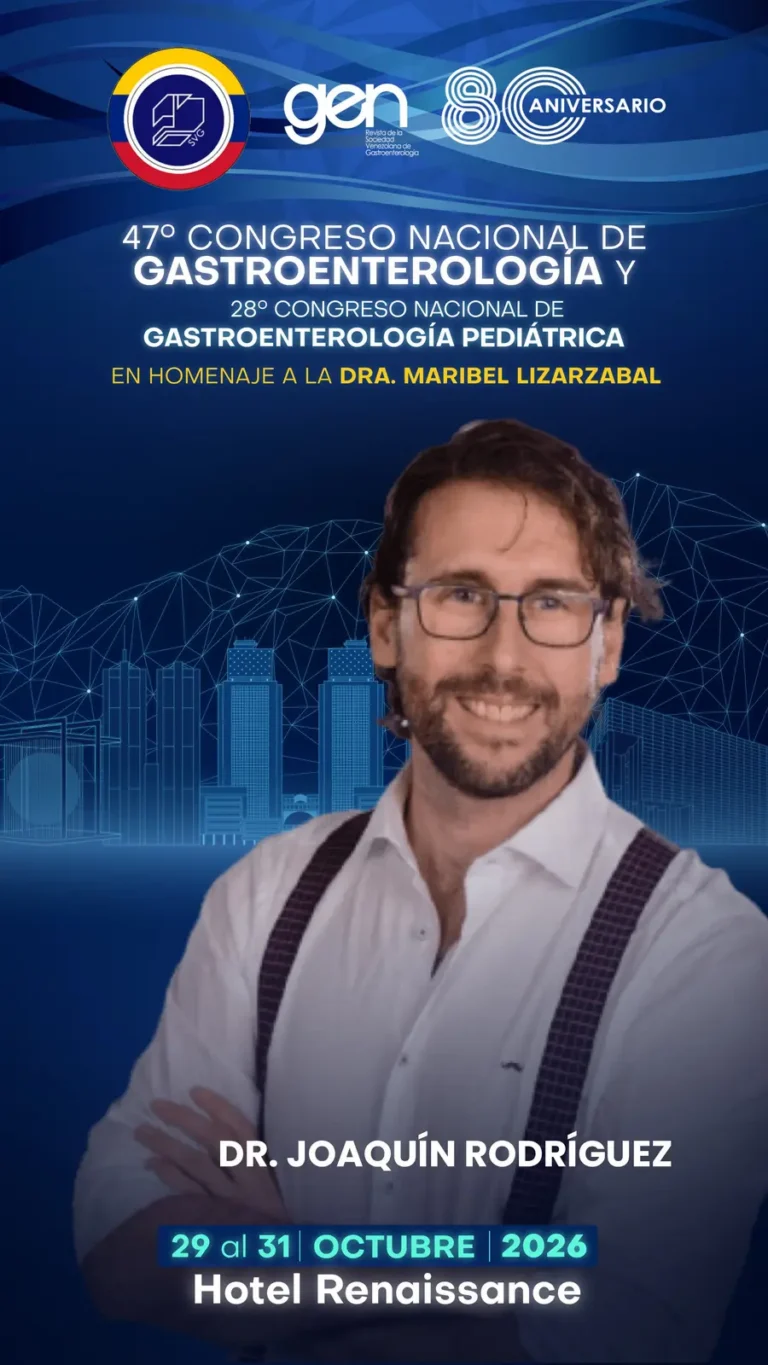 Dr. Joaquín Rodríguez, conferencista del 47° Congreso Nacional de Gastroenterología
