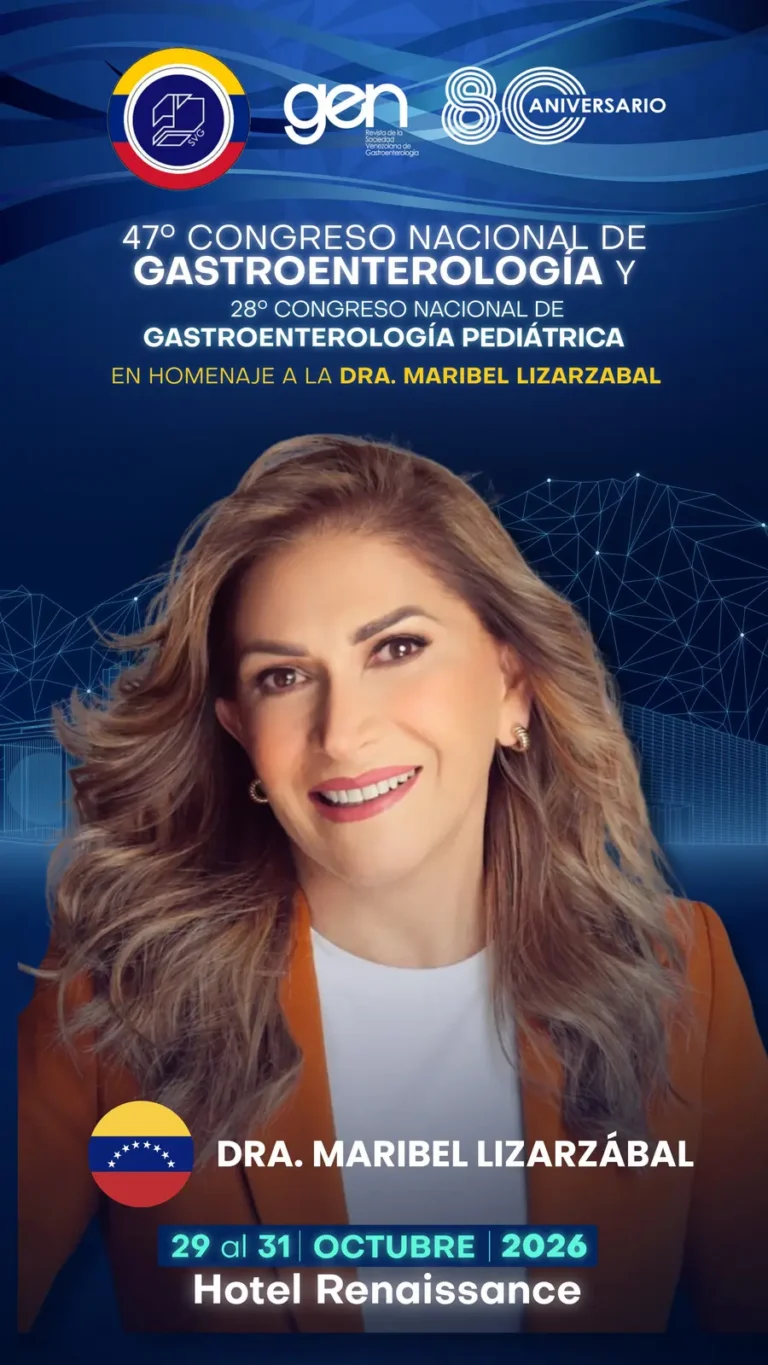 Dra. Maribel Lizarzabal, conferencista del 47° Congreso Nacional de Gastroenterología