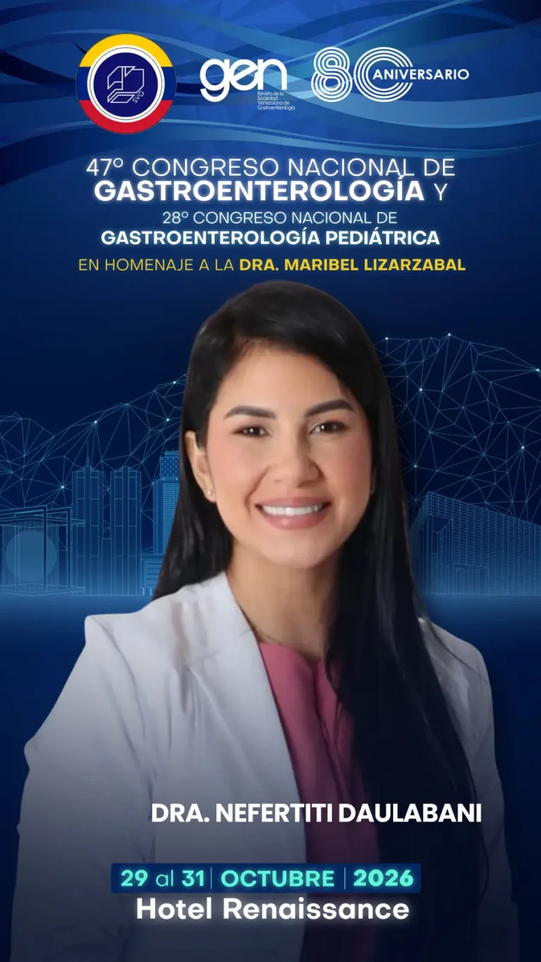 Dra. Nefertiti Daulabani, conferencista del 47° Congreso Nacional de Gastroenterología