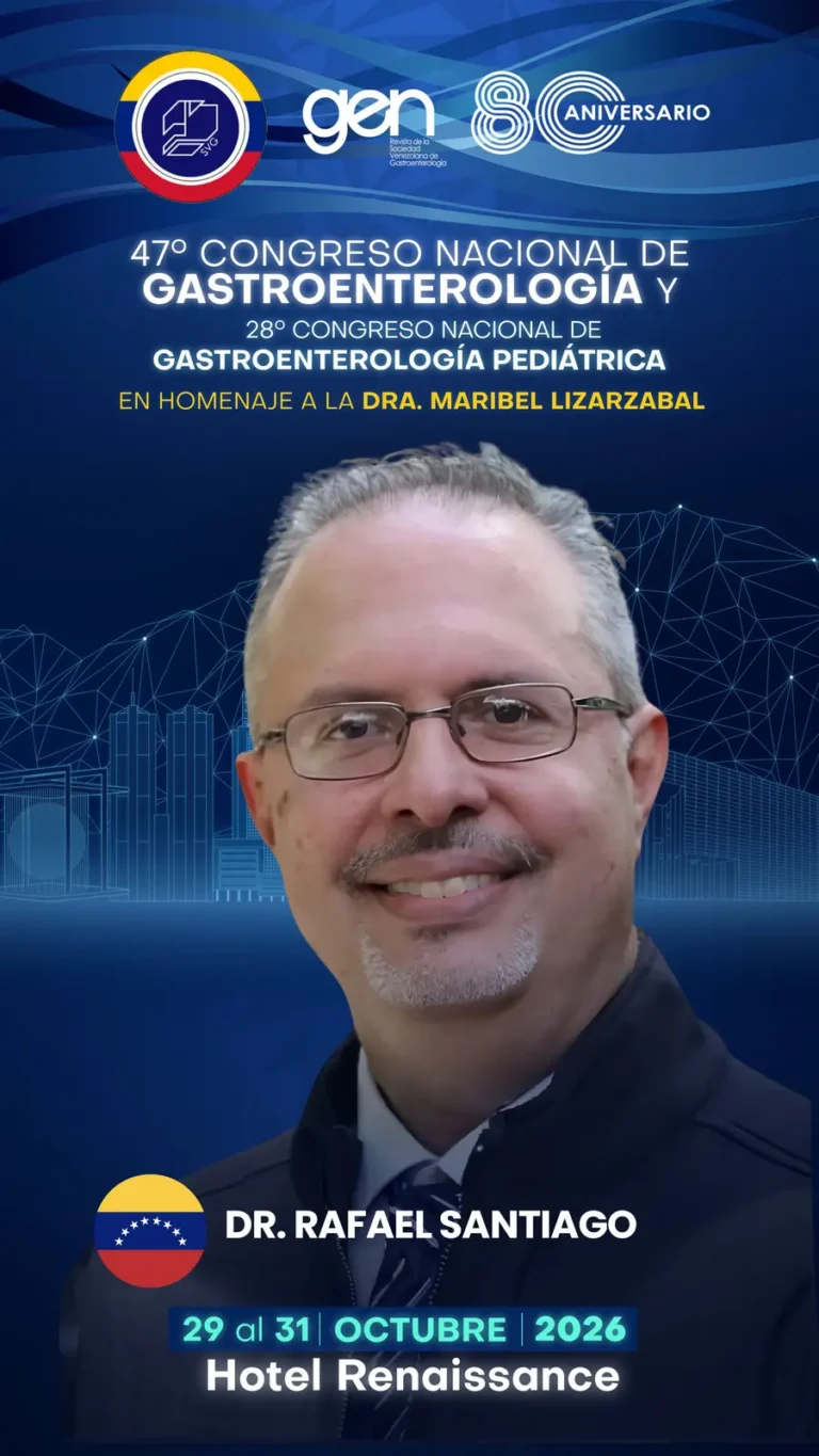 Dr. Rafael Santiago, conferencista del 47° Congreso Nacional de Gastroenterología