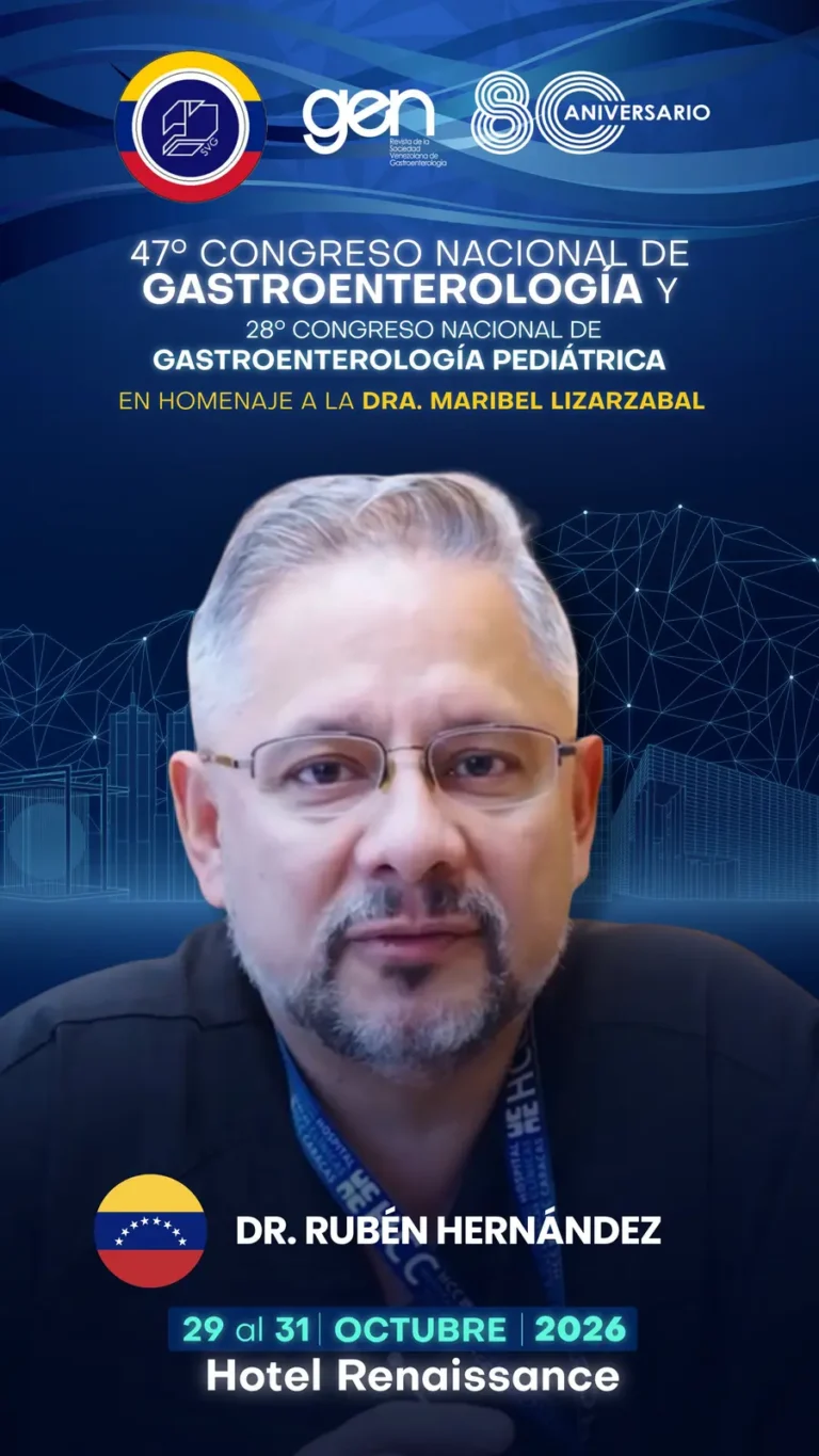 Dr. Rubén Hernández, conferencista del 47° Congreso Nacional de Gastroenterología